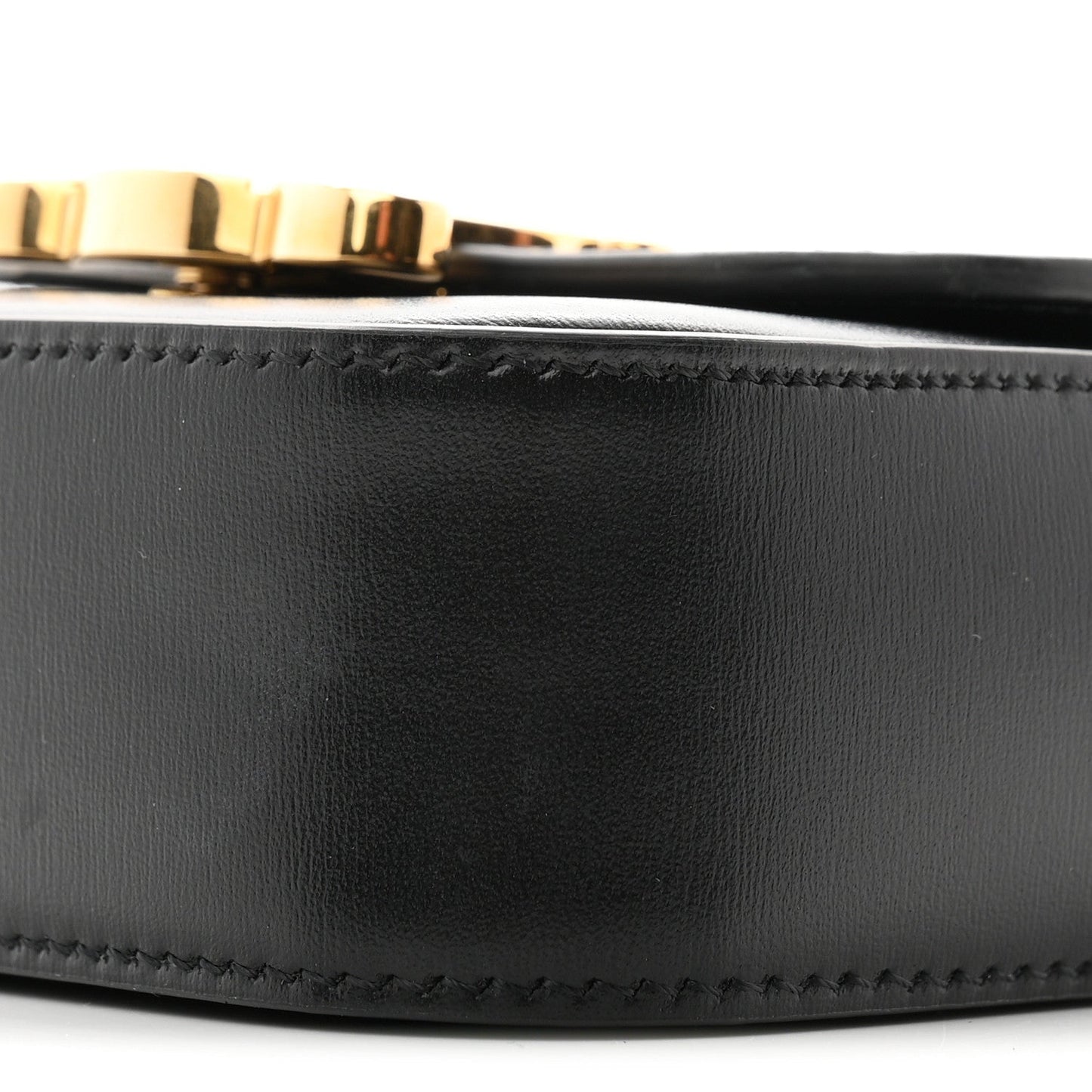 Shiny Calfskin Mini Claude Black