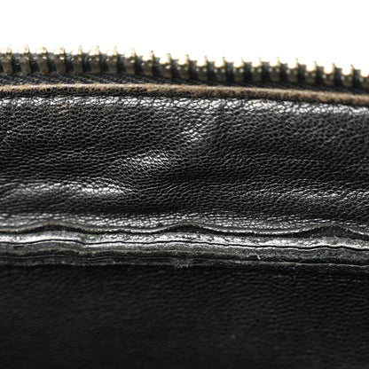 Saffiano Travel Briefcase Black