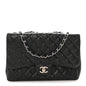 Caviar Quilted Jumbo Single Flap Black