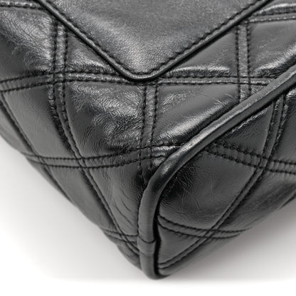 Lambskin Quilted The Softshot 21 Bag Black