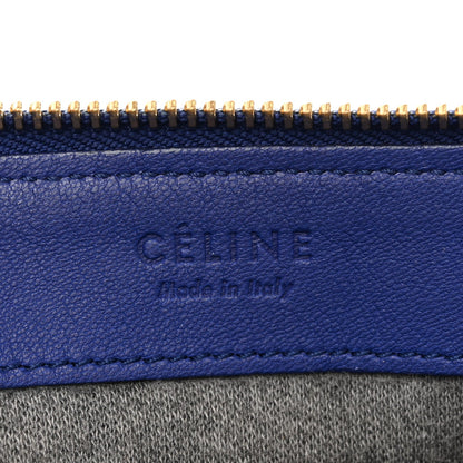 Lambskin Large Trio Crossbody Bag Indigo