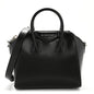 Shiny Lord Calfskin Mini Antigona Black