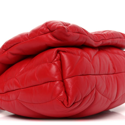 Nappa Pillow Quilted Softie Bag Lancaster Red