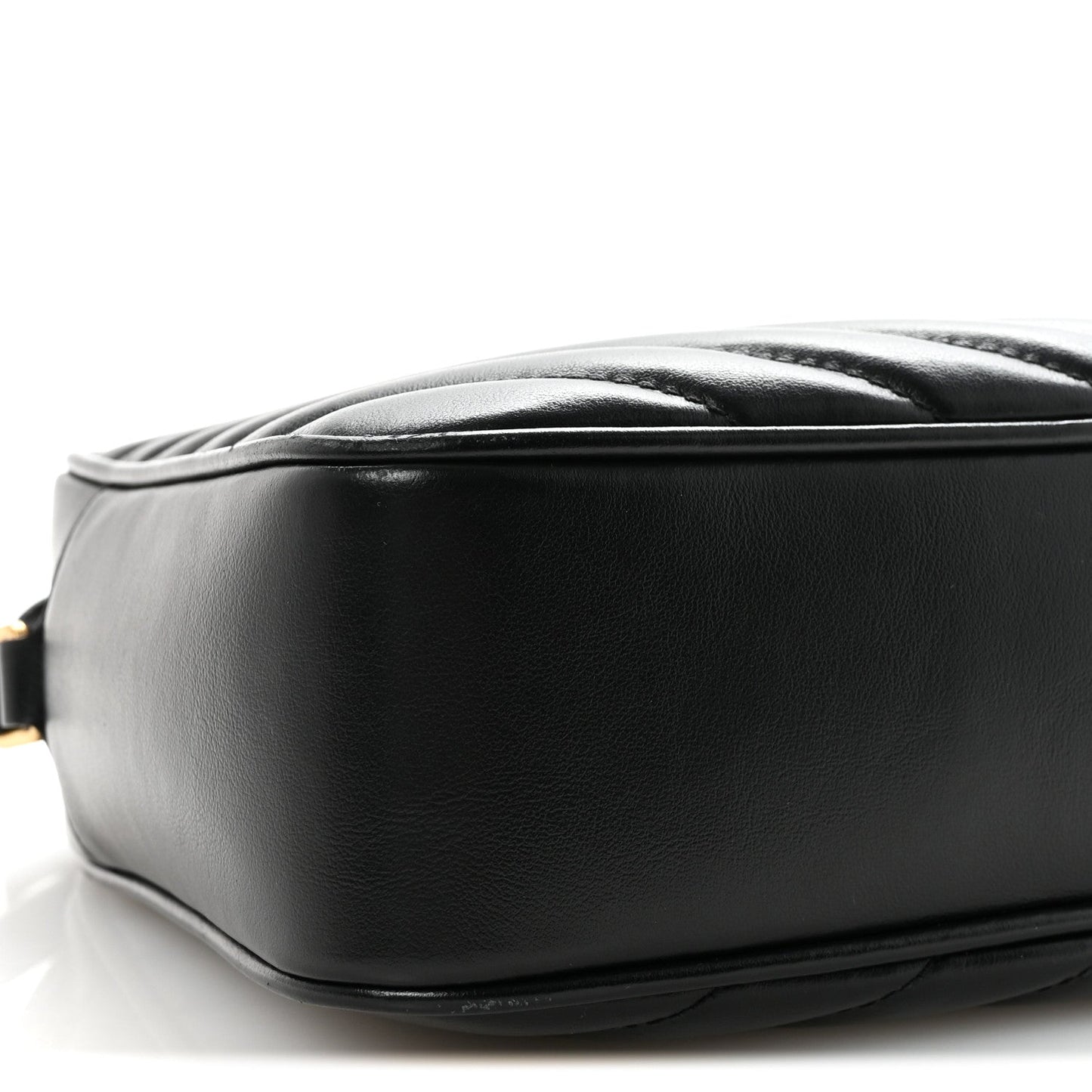Calfskin Matelasse Monogram Lou Camera Bag Black