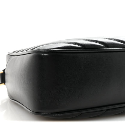 Calfskin Matelasse Monogram Lou Camera Bag Black