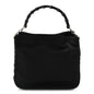 Nylon Bamboo Hobo Black
