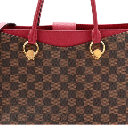 Damier Ebene LV Riverside Lie De Vin