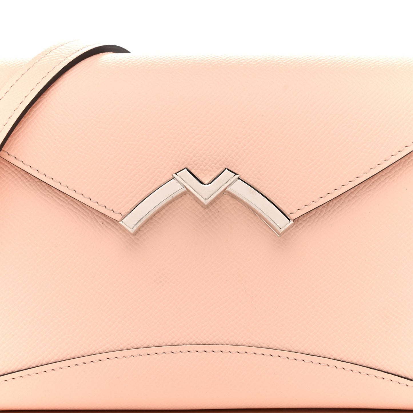 Carat Calfskin Gabrielle Reporter Shoulder Bag Petal