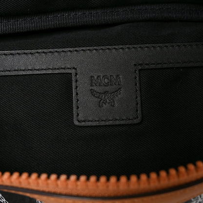 Visetos Small Fusten Belt Bag Black Cognac