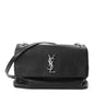 Grain De Poudre Medium West Hollywood Monogram Fold-Over Black