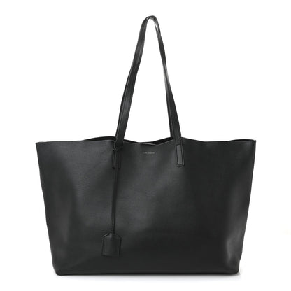Calfskin Large Shopping Tote Black