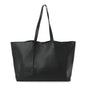 Calfskin Large Shopping Tote Black