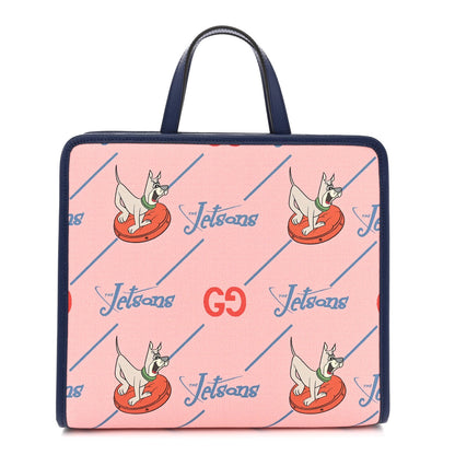 Coated Canvas Interlocking G The Jetsons Childrens Tote  Pink Multicolor