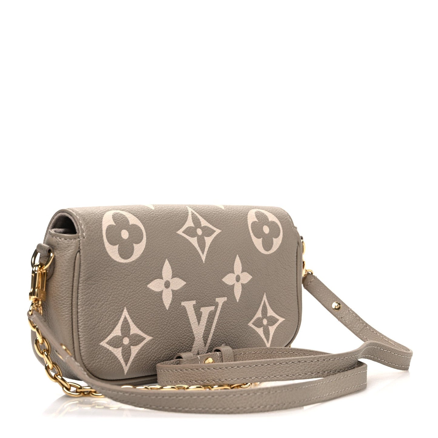 Empreinte Monogram Giant Ivy Wallet On Chain Tourterelle Creme