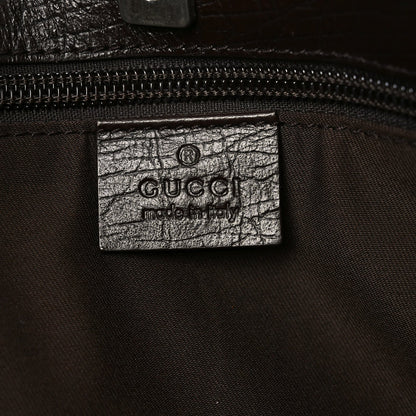 GG Plus Monogram Small Vertical Tote Dark Brown