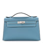 Swift Kelly Pochette Clutch Blue Jean