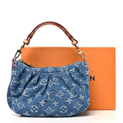 Monogram Denim Pochette Valley Blue