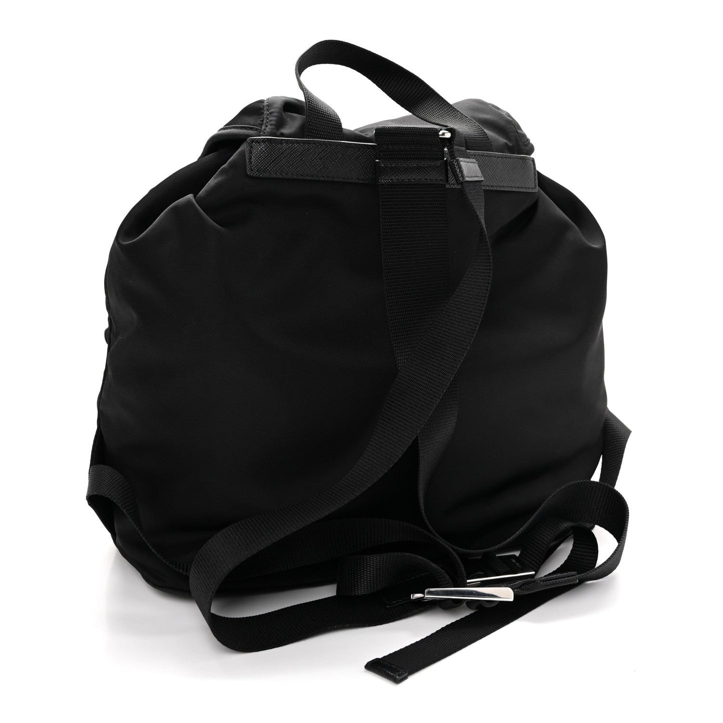 Tessuto Nylon Saffiano Vela Backpack Black