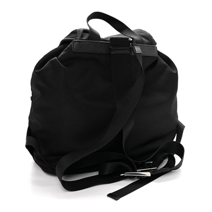 Tessuto Nylon Saffiano Vela Backpack Black