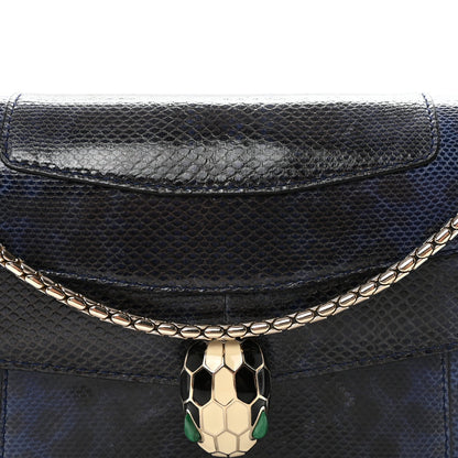 Karung Serpenti Forever Crossbody Dark Blue