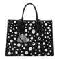 Monogram Kusama Dots Onthego MM Black White