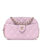 Caviar Quilted Chain Camera Bag Light Purple