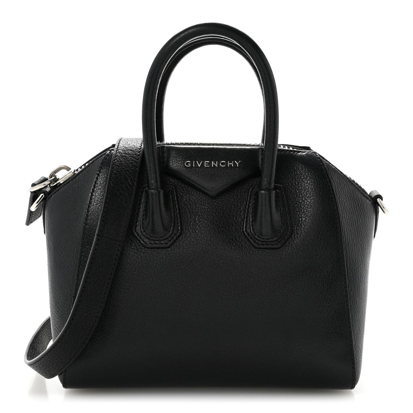 Sugar Goatskin Mini Antigona Black