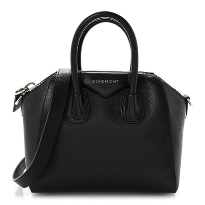 Sugar Goatskin Mini Antigona Black