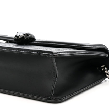 Quilted Nappa Smooth Calfskin Serpenti Forever Diamond Blast Shoulder Bag Black