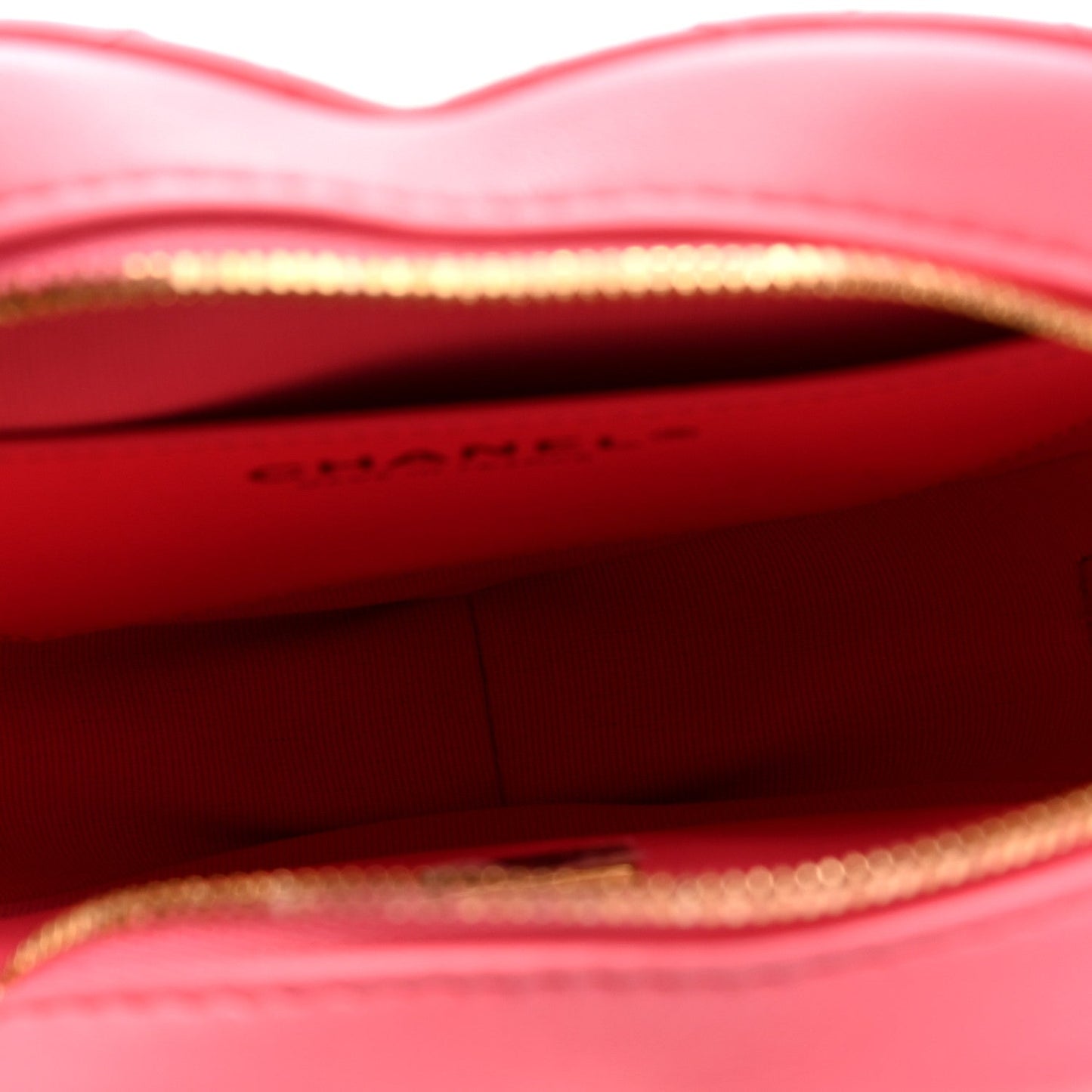 Lambskin Quilted CC In Love Heart Bag Pink