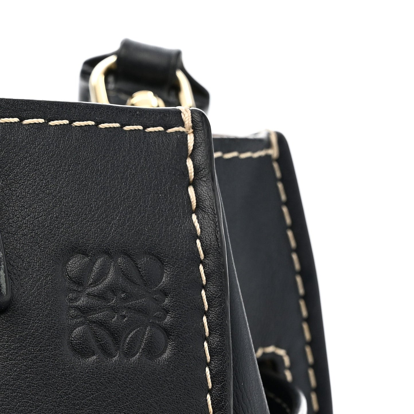 Calfskin Small Gate Tote Midnight Blue