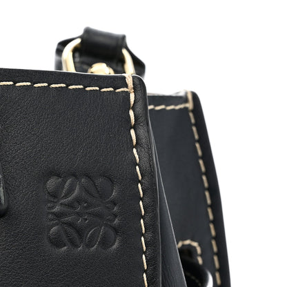 Calfskin Small Gate Tote Midnight Blue