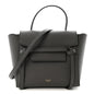 Grained Calfskin Nano Belt Bag Grey