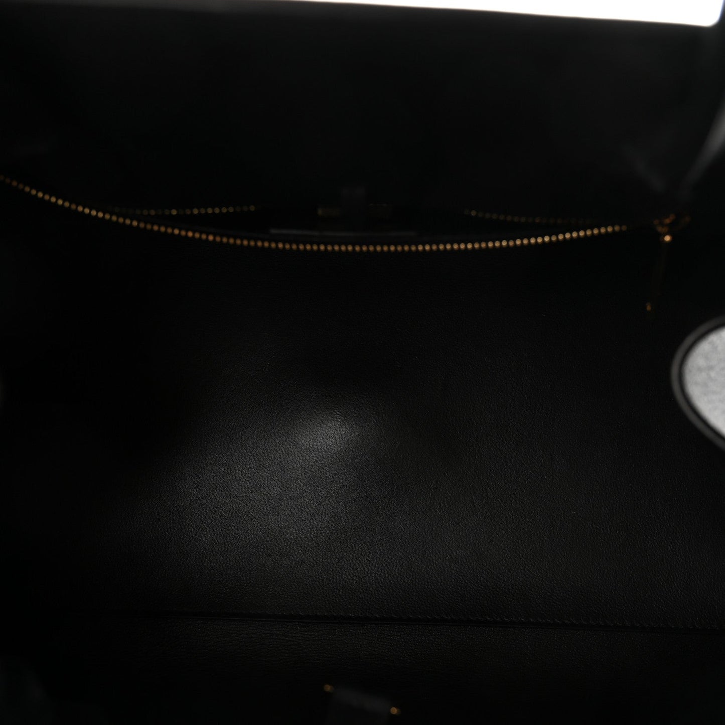 Calfskin Medium Hug Bag Black