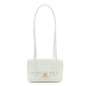 Shiny Caviar Mini Preppy Coco Shoulder Bag Light Blue