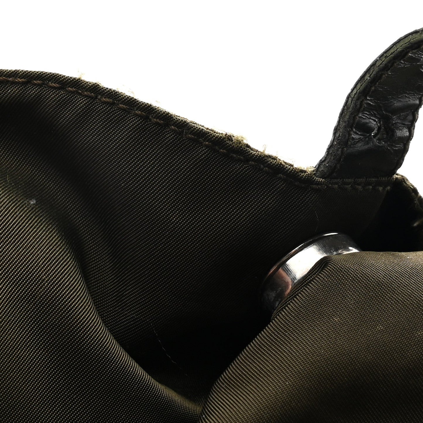 Tessuto Nylon Vela Small Backpack Dark Green