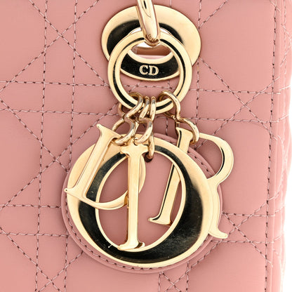Lambskin Cannage Small My ABCDior Lady Dior Pink