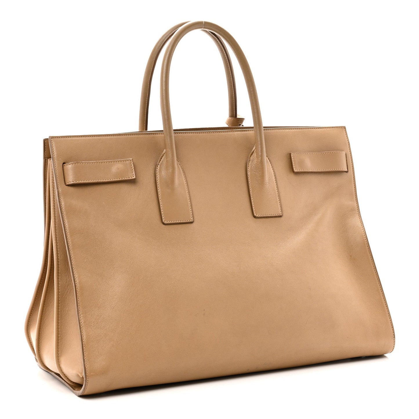 Calfskin Large Sac de Jour Carryall Tan
