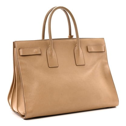 Calfskin Large Sac de Jour Carryall Tan