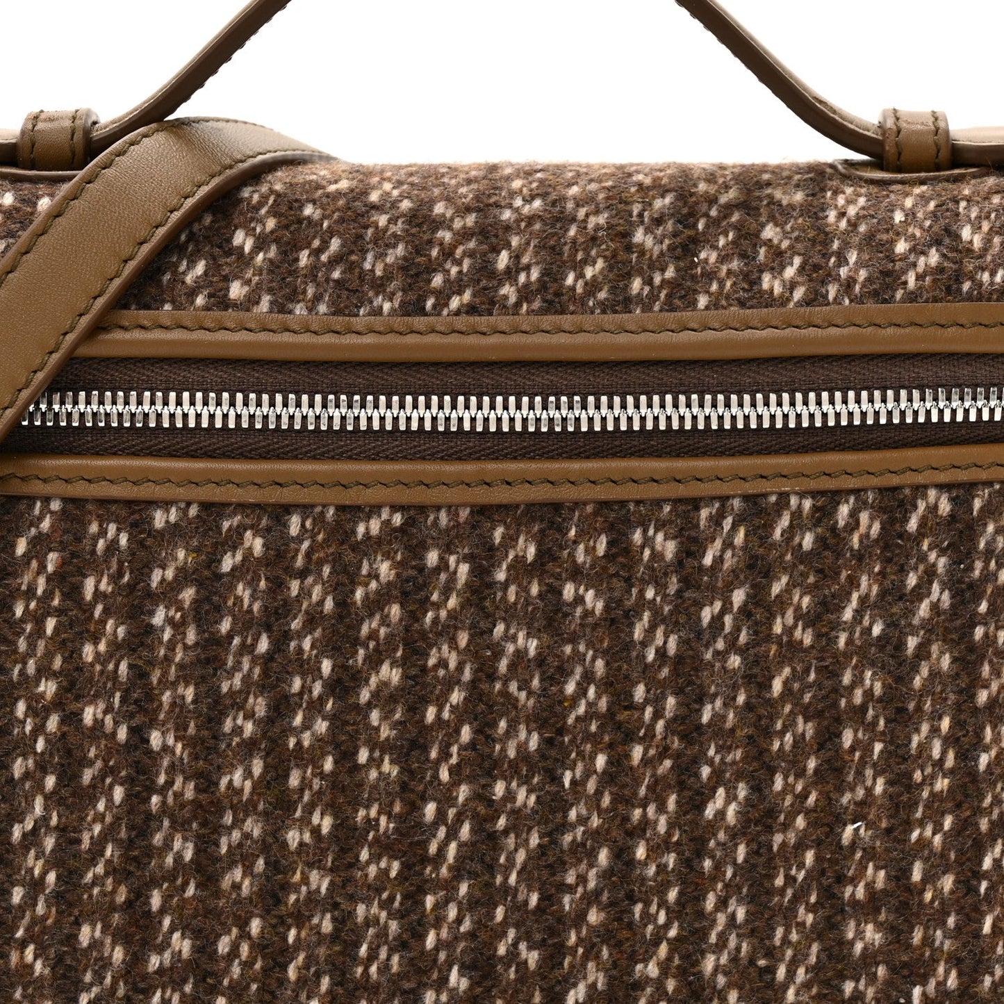 Cashmere Extra Pocket Pouch L19 Mocha Latte Ebony