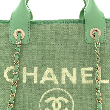 Mixed Fibers Small Deauville Tote Green