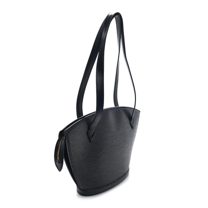 Epi Saint Jacques PM Long Straps Black