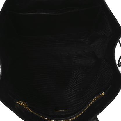 Soft Lux Large Shopping Tote Black