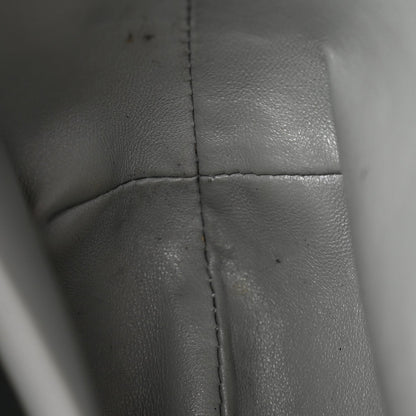 Metallic Calfskin Mary Kate Shoulder Bag Silver