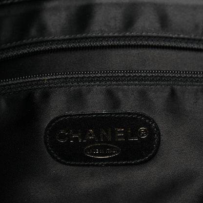 Caviar Large CC Shoulder Bag Black