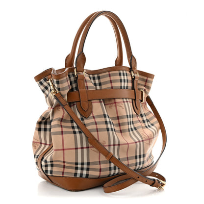 Haymarket Check Medium Golderton Tote Mid Camel