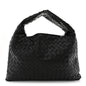 Calfskin Intrecciato Small Hop Black