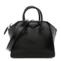 Shiny Lord Calfskin Mini Antigona Black