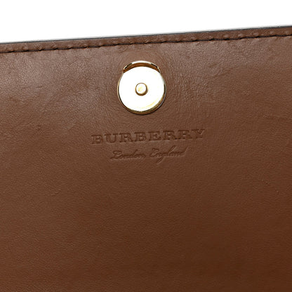 Derby Calfskin House Check Mini Hampshire Crossbody Tan