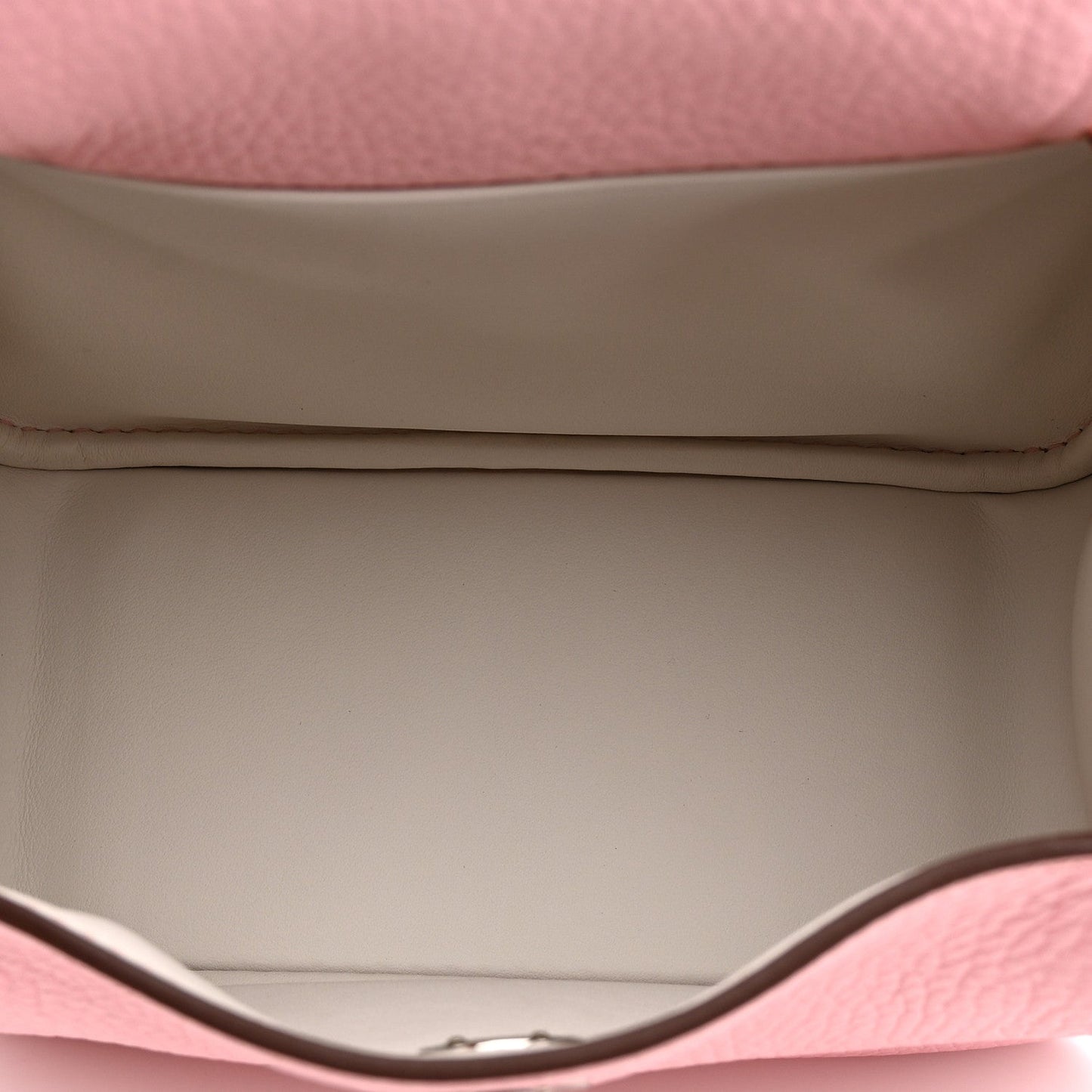 Taurillon Clemence Verso Mini Lindy 20 Rose Sakura Gris Perle